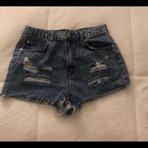 Distressed daisy dukes
